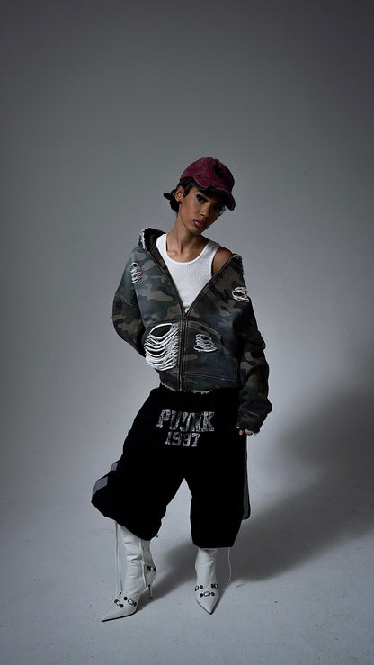 Pnnk “Camo Zip-Up”