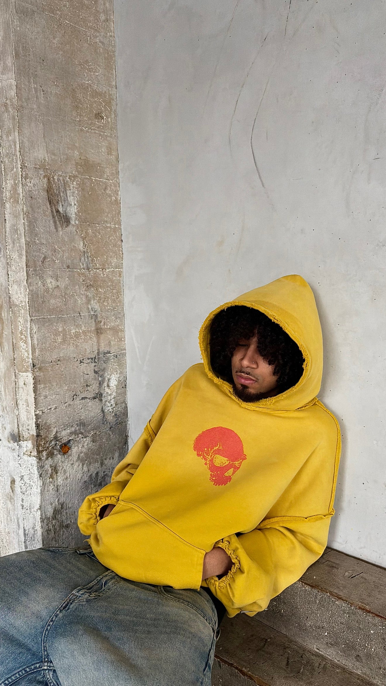 Pnnk “Red” skull hoodie